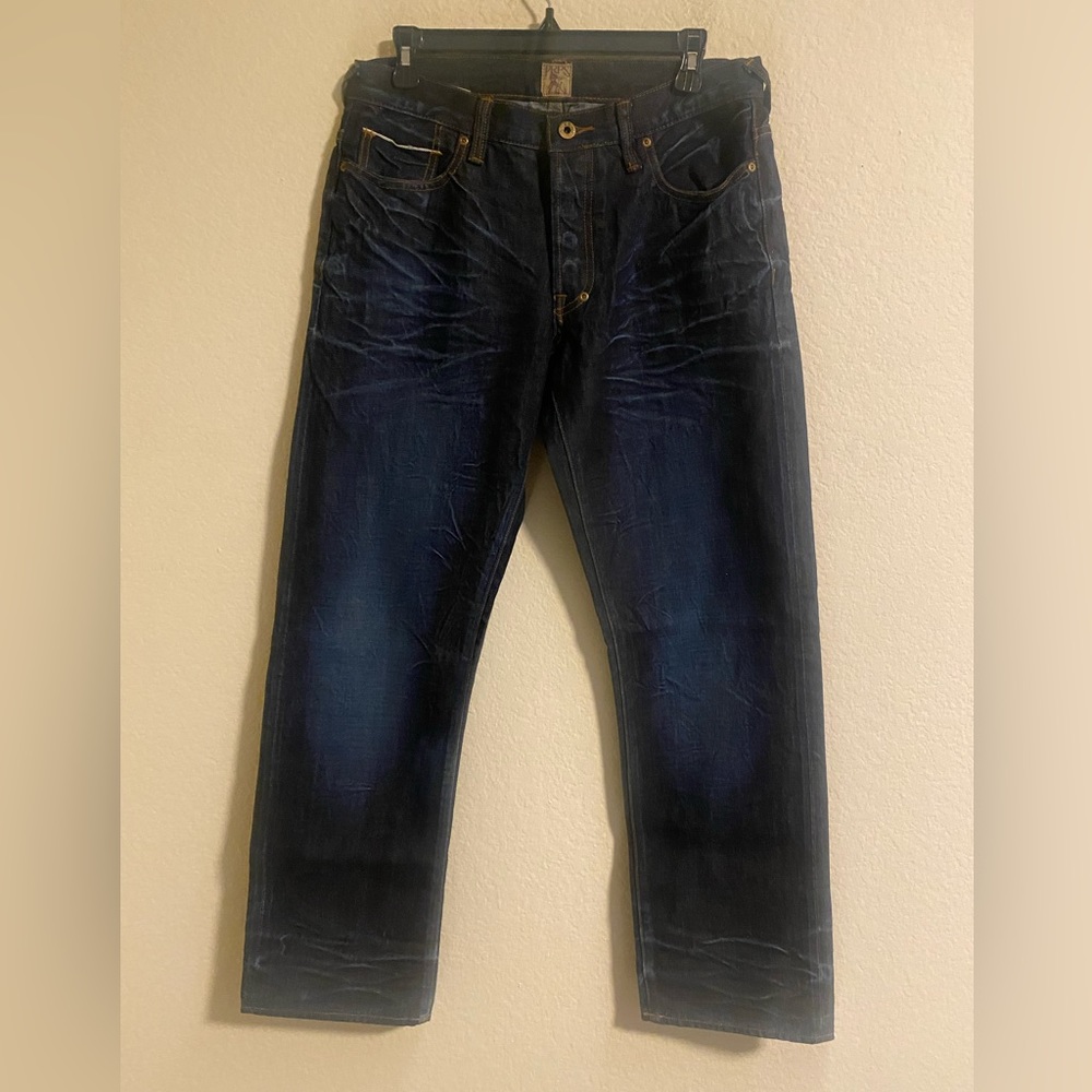 PRPS Barracuda Jeans Treat Em Rough Distressed Button Fly Size 31